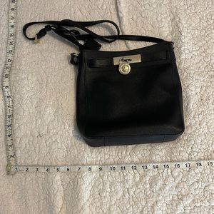Black Michael Kors Hamilton crossover bag